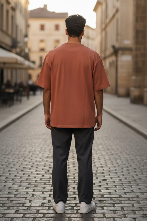 Adidas Gothic Arch Oversized Rust Tee